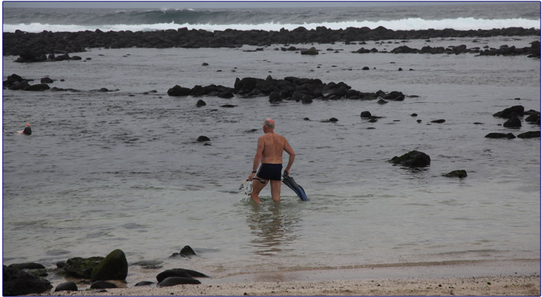 Hans Mom op Loberiastrand